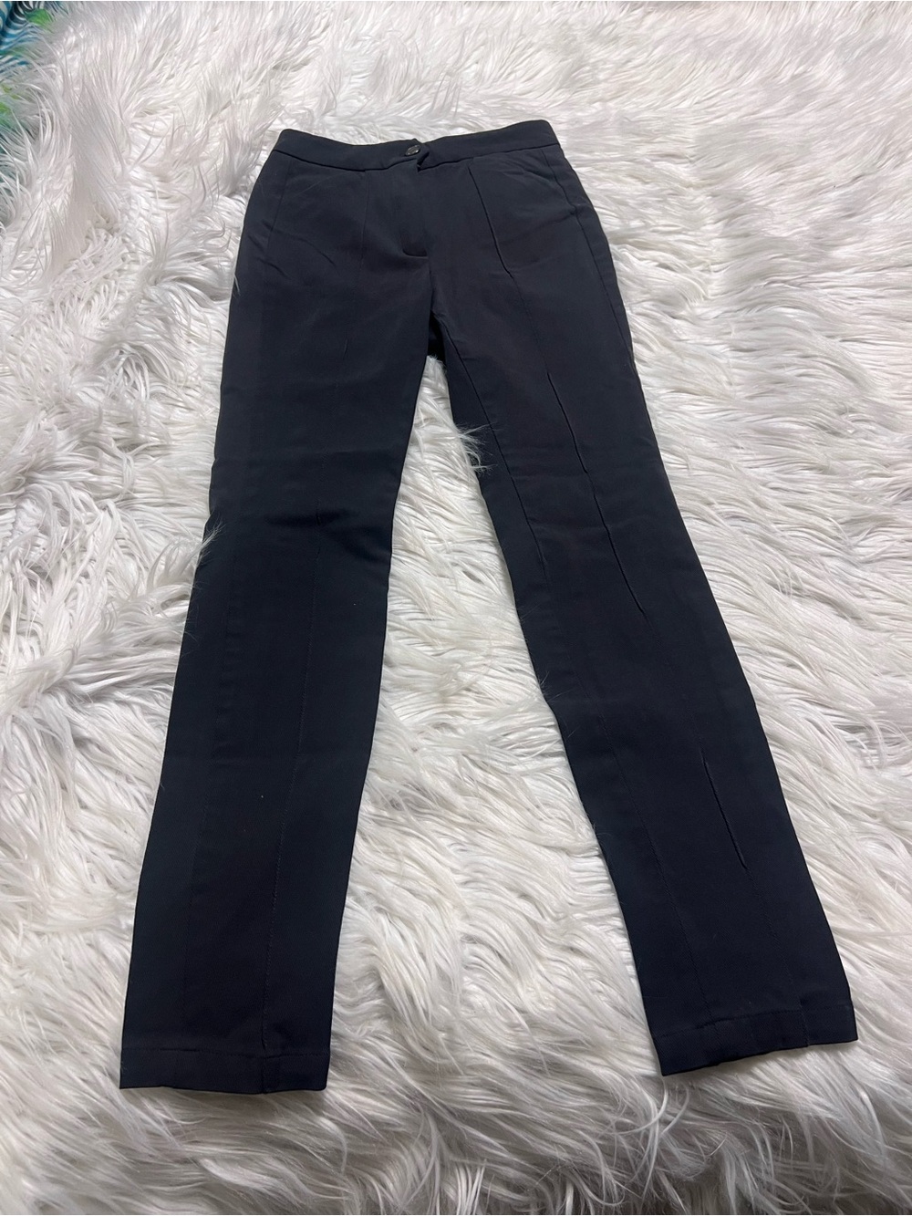 Massimo Dutti Black Straight-Leg Women's Jeans